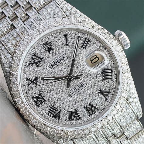 rolex watch ice box|fully iced out rolex watch.